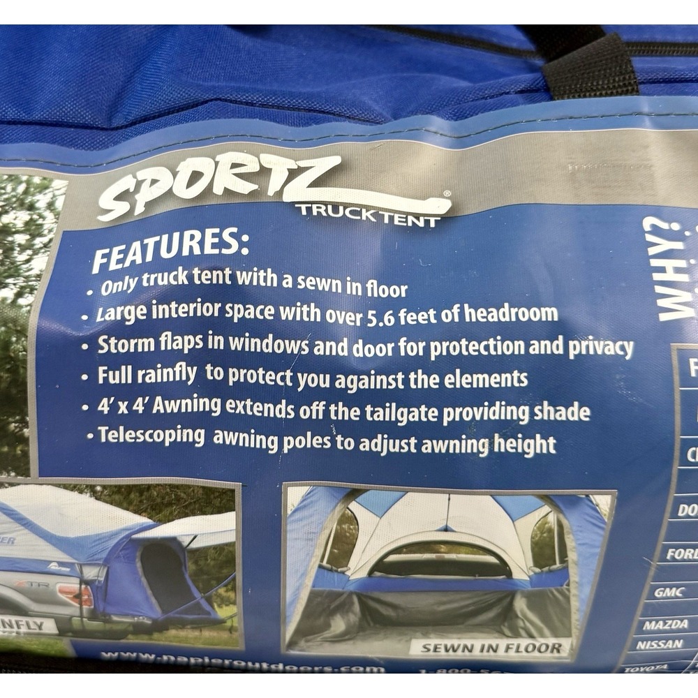 Truck Tent - Napier Sportz  Series 57 2-PersonWaterproof Dome 3-Season w/awning - Picture 4 of 4